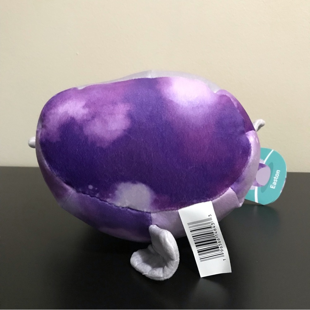 NWT Squishmallow Easton the Anglerfish - Soft Purple Stuffie - Picture 6 of 10